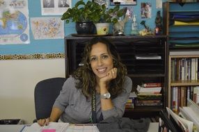 woman in the office