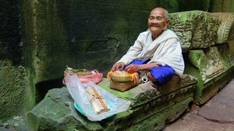 Man in Cambodia