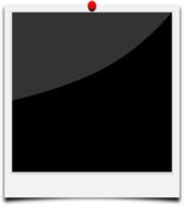 photo with polaroid on white background