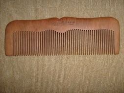 small brown hairbrush