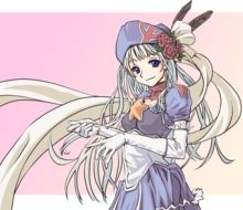Woman from the anime clipart