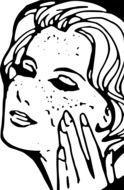 face cream cosmetics drawing