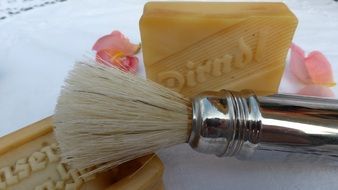 soap and shaving brush