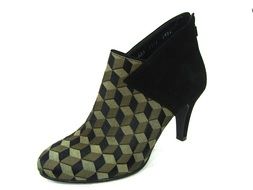 painted fashion ankle boots as an illustration