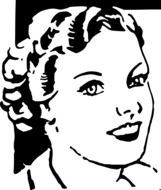 portrait of a woman with a haircut