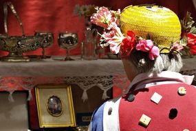 woman on the market in Buenos Aires