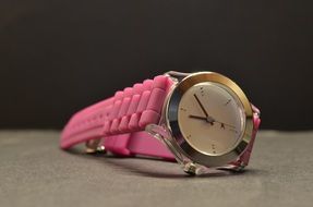 pink watch