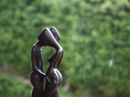 Statue of couple in the Asia