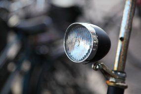 front light of a bycicle