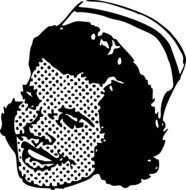 graphic image of the face of nurses