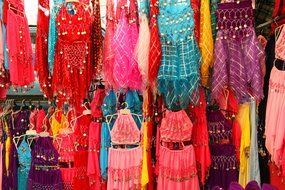 shop of clothes for belly dance