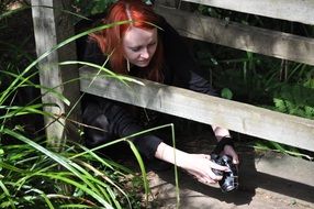 photo of the photographer female