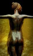 sculpture of an erotic woman