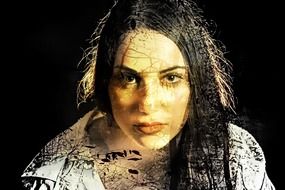 enchanted woman portrait Brigitee Werner