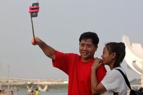 people selfie