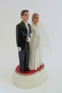 Statue of the newlyweds