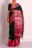 Traditional women&#039;s silk sari