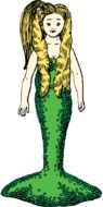 Picture of green mermaid