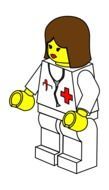 doctor female lego toy drawing