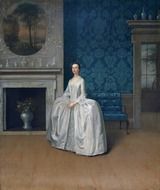 painting arthur davis women in dress