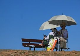 Take a break on a bench