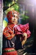 portrait of an arabic girl