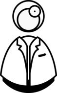 medical female drawing
