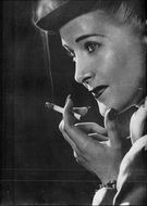 Model is smoking clipart
