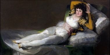 the clothed maja, painting by francisco de goya