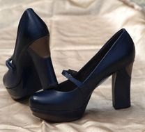 fashionable high heeled shoes