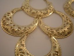 big gold earrings