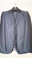 classical men grey suit