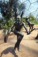 bronze statue to project Eden