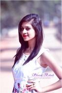 Portrait of beauty girl