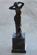 bronze statuette of the goddess