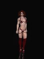 girl sexy fantasy lingerie drawing