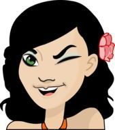 Girl avatar clipart