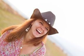 smiling countrygirl