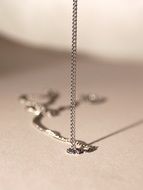 shiny metal chain as a female jewelry