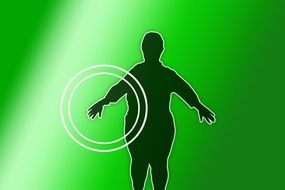 treatment woman silhouette drawing