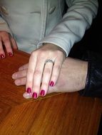 hands contact