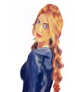 Portrait of the woman clipart