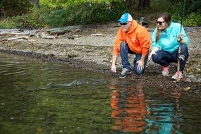 anglers man and woman