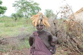 Woman in the Ethiopia