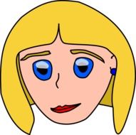 image of a blonde