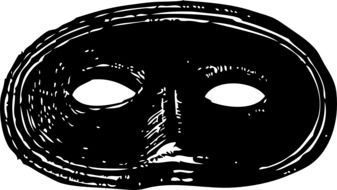 mask black face drawing