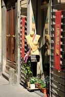 Closed fashion store