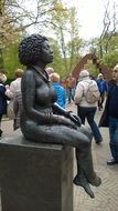 bronze sculpture woman