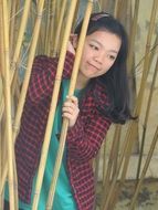 photo of the asian teen girl