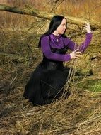 woman female girl gothic
